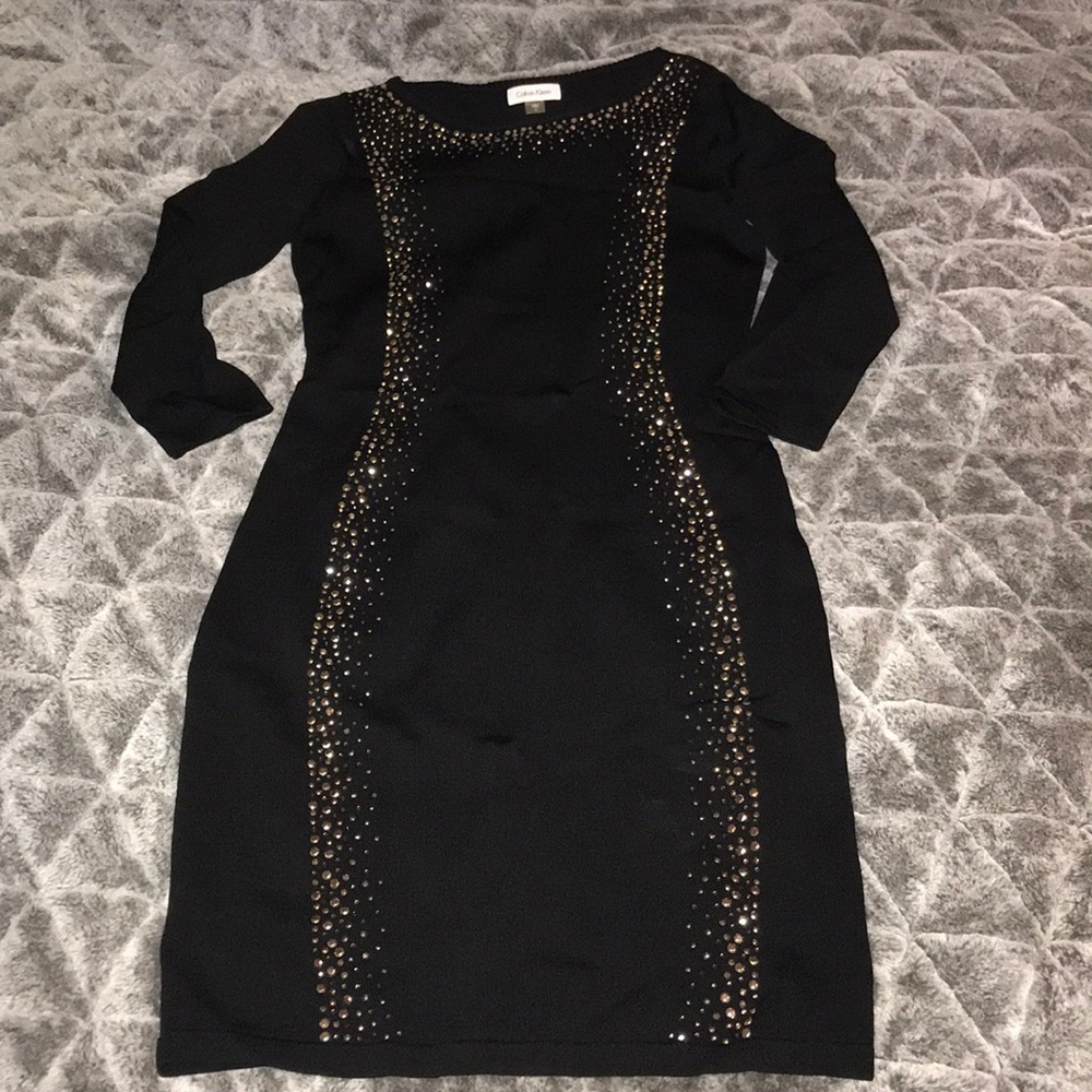 Black with gold design